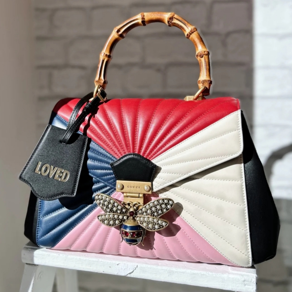 Gucci Bag Bamboo Top Handle Satchel Bag